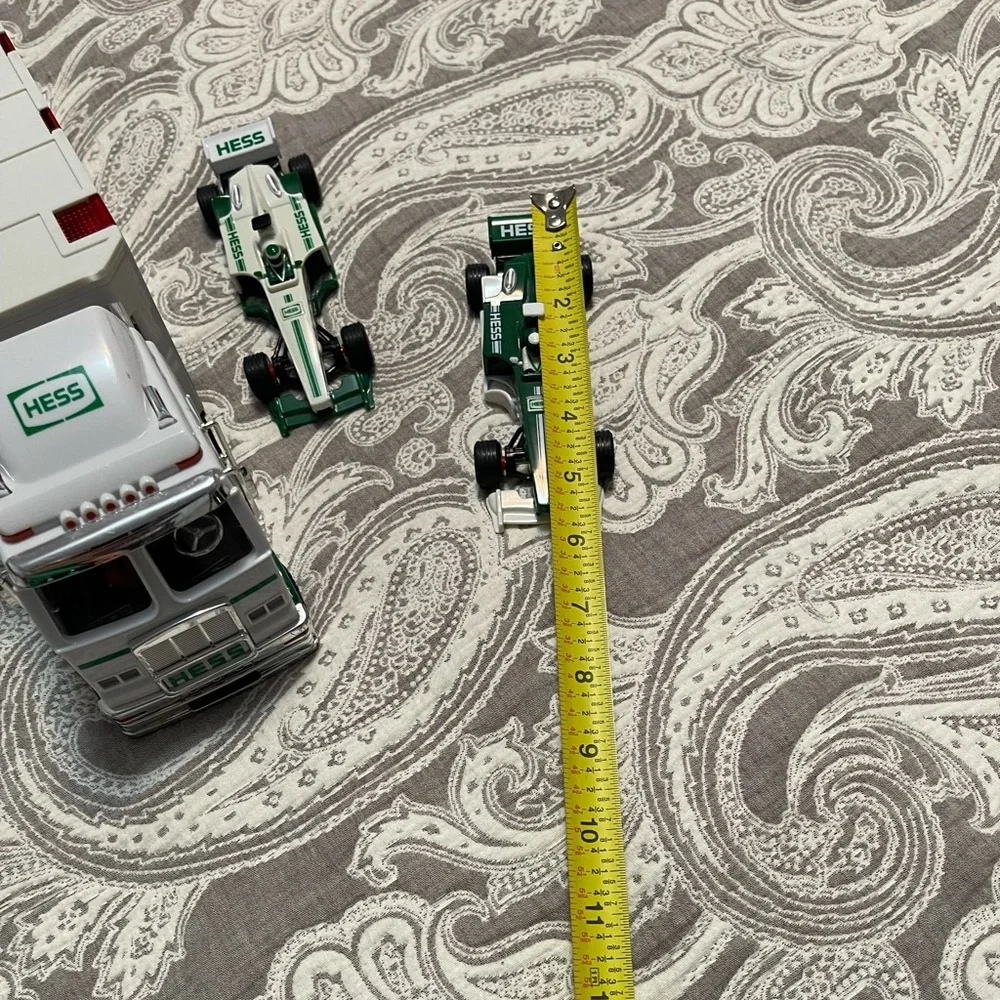 Hess truck & 2 race cars